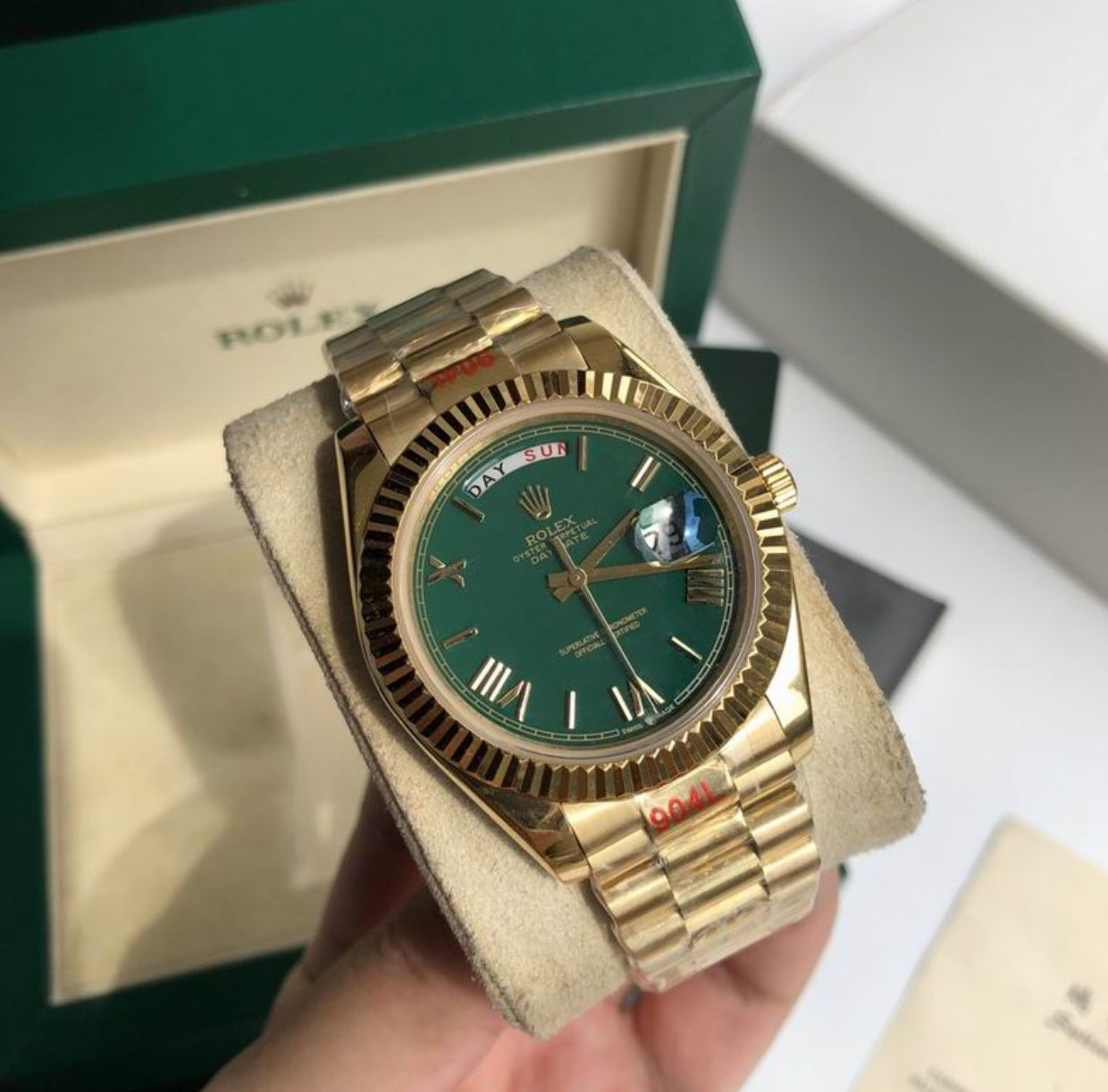 Authentic Rolex Oyster Perpetual Day-DATE
