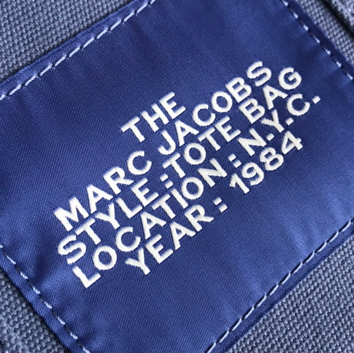 Authentic Marc Jacobs Canvas Medium Tote Bag