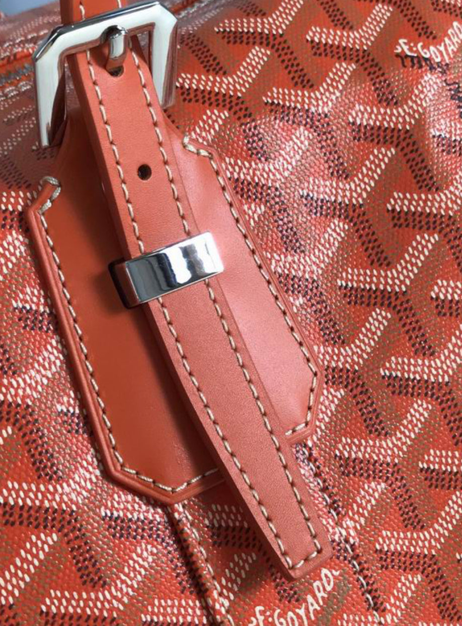 Authentic Goyard Boston 50 bag (Orange)