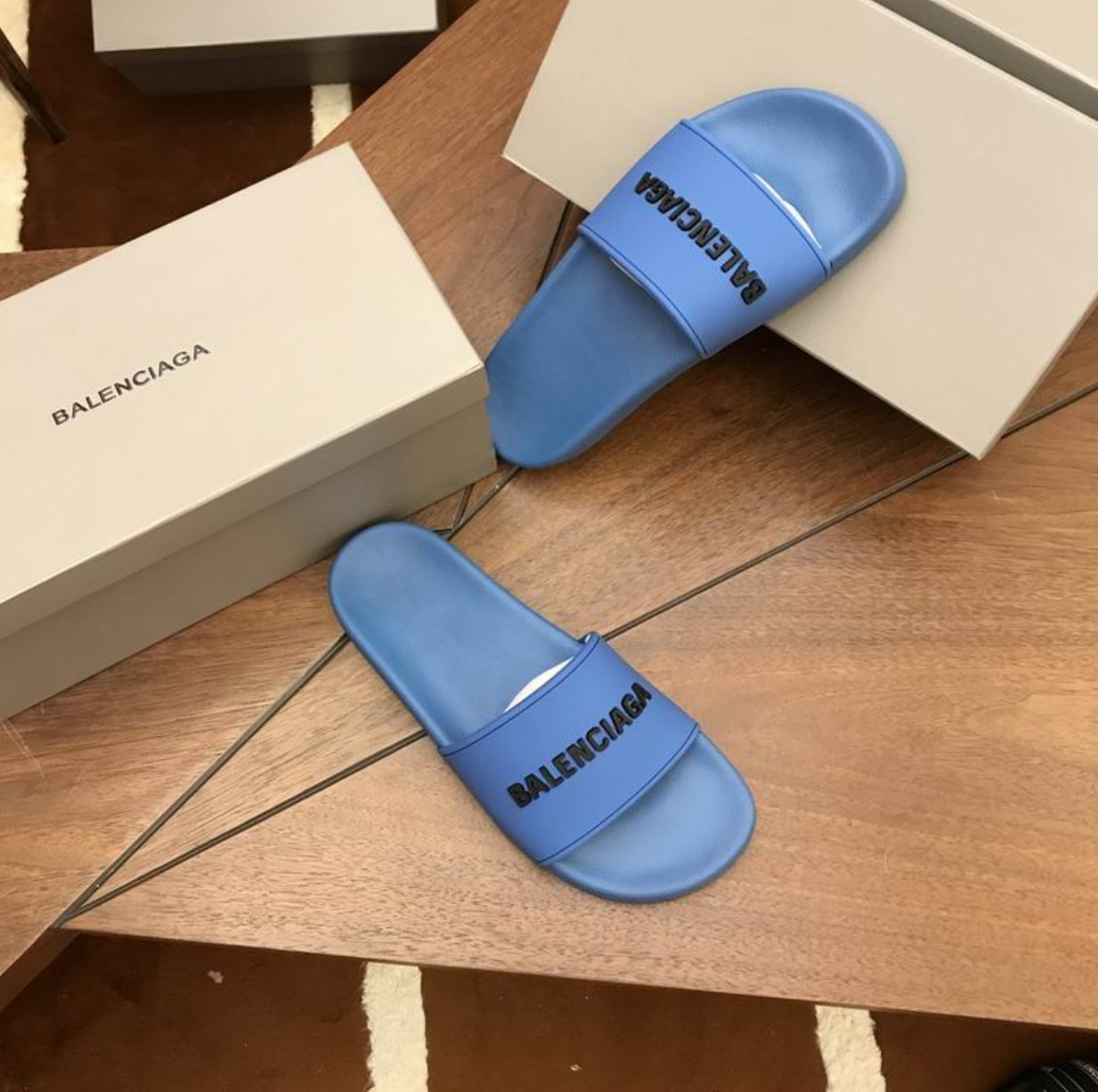 Authentic Balenciaga Pool Slide Sandals
