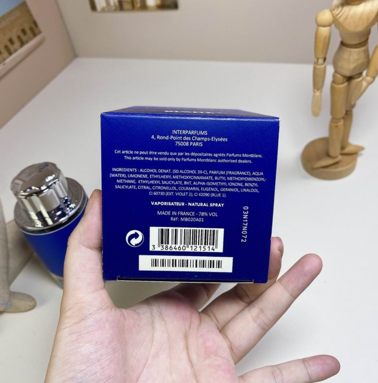 Authentic Montblanc Explorer ULTRA BLUE Eau de parfum