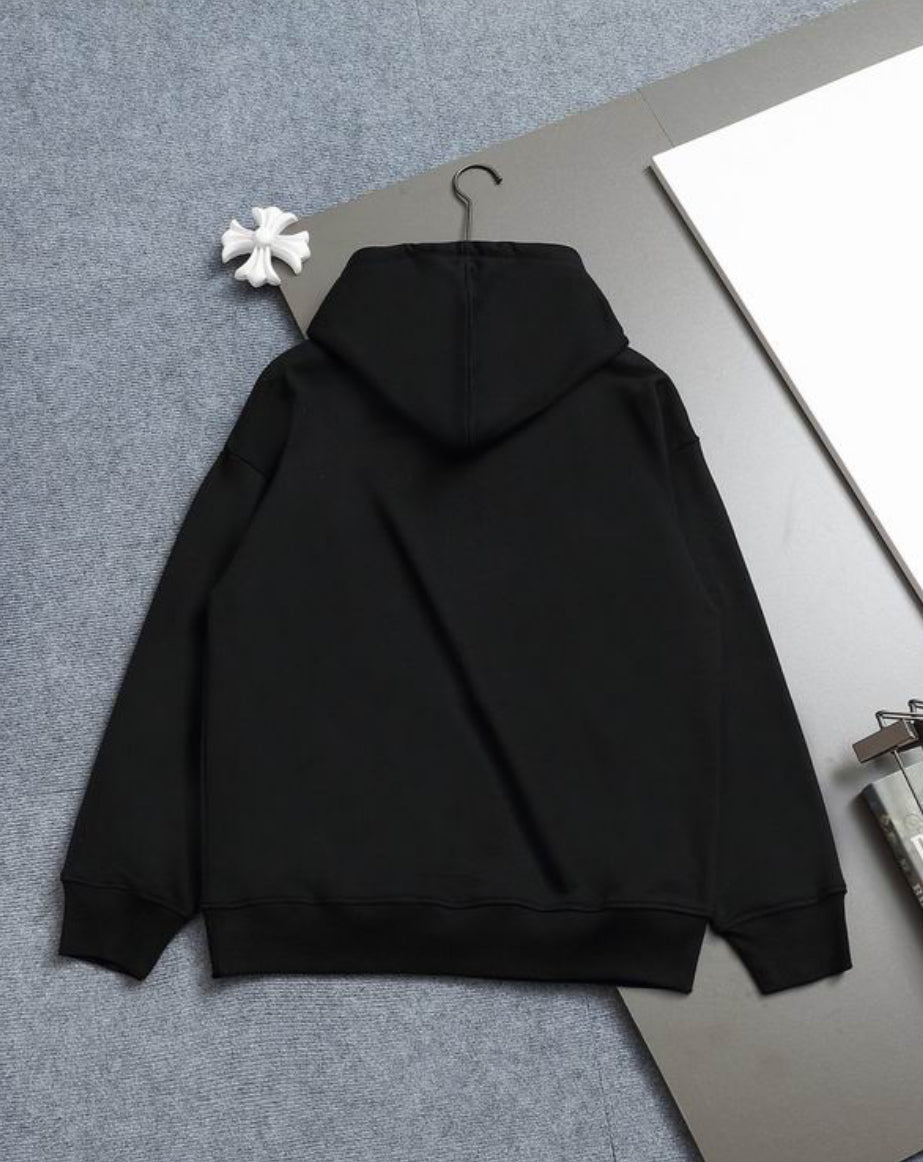 Authentic BURBERRY – Check Label Cotton Hoodie