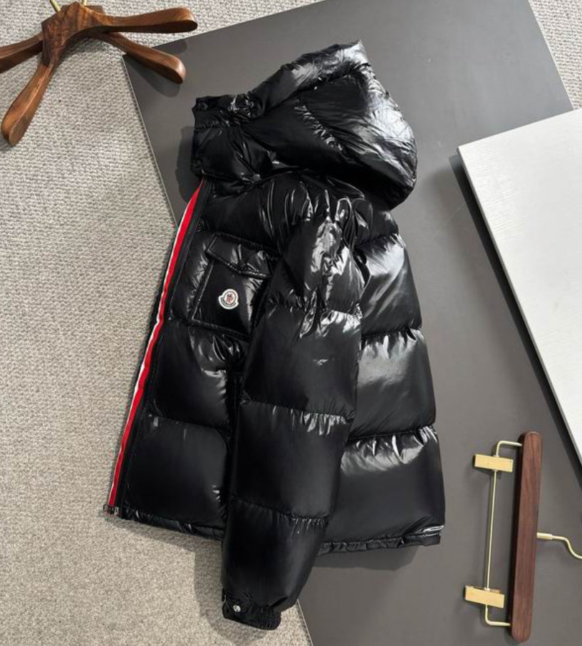 Authentic Moncler Montbeliard Hooded Short Down Jacket