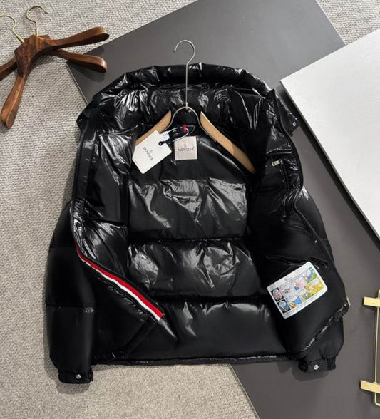 Authentic Moncler Montbeliard Hooded Short Down Jacket