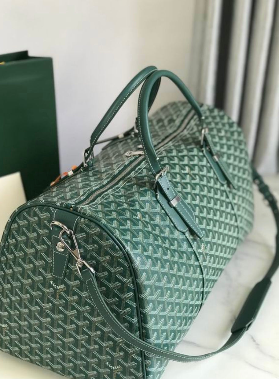 Authentic Goyard Boston 50 bag (Green)