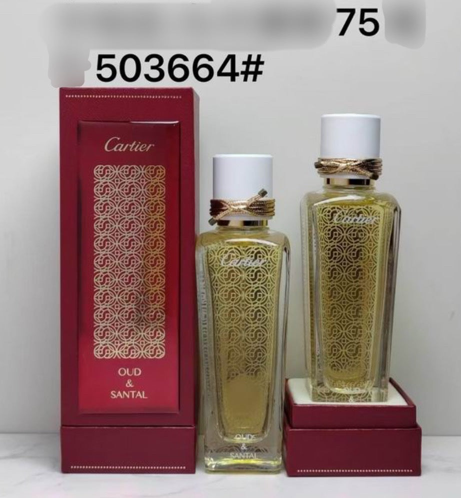 Authentic Cartier Les Heures Voyageuses Oud & Santal