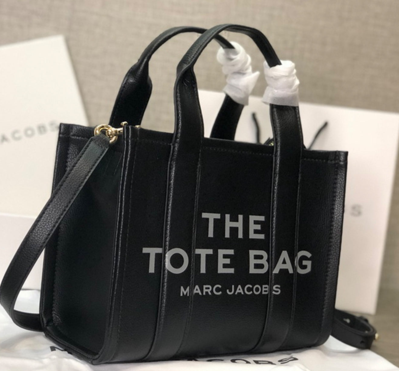 Authentic Marc Jacobs Leather Small Tote Bag