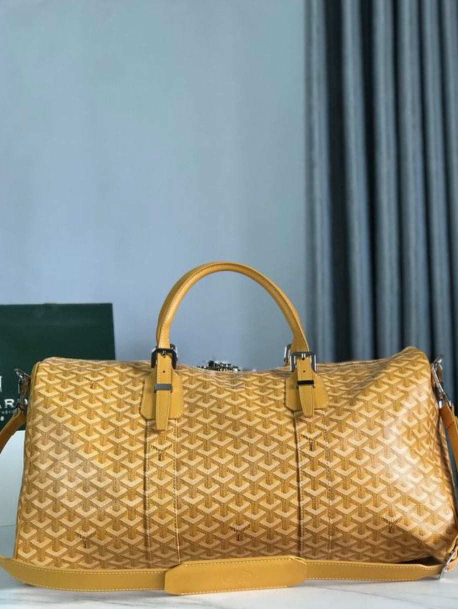 Authentic Goyard Boston 50 bag (Yellow)