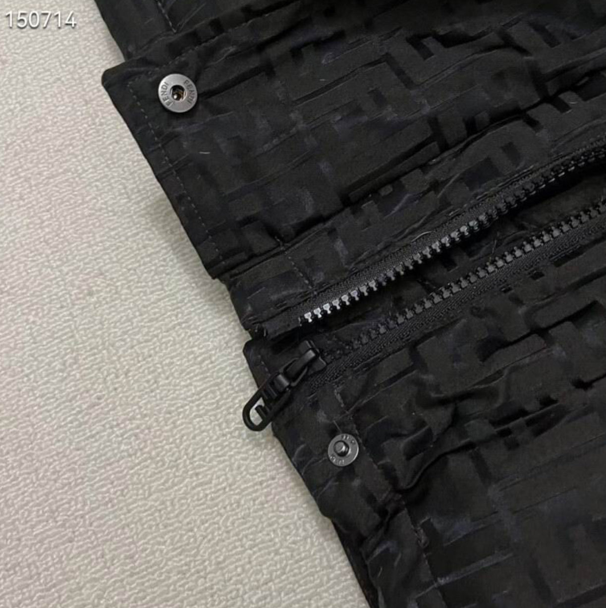 Authentic Fendi FF Nylon Down Jacket