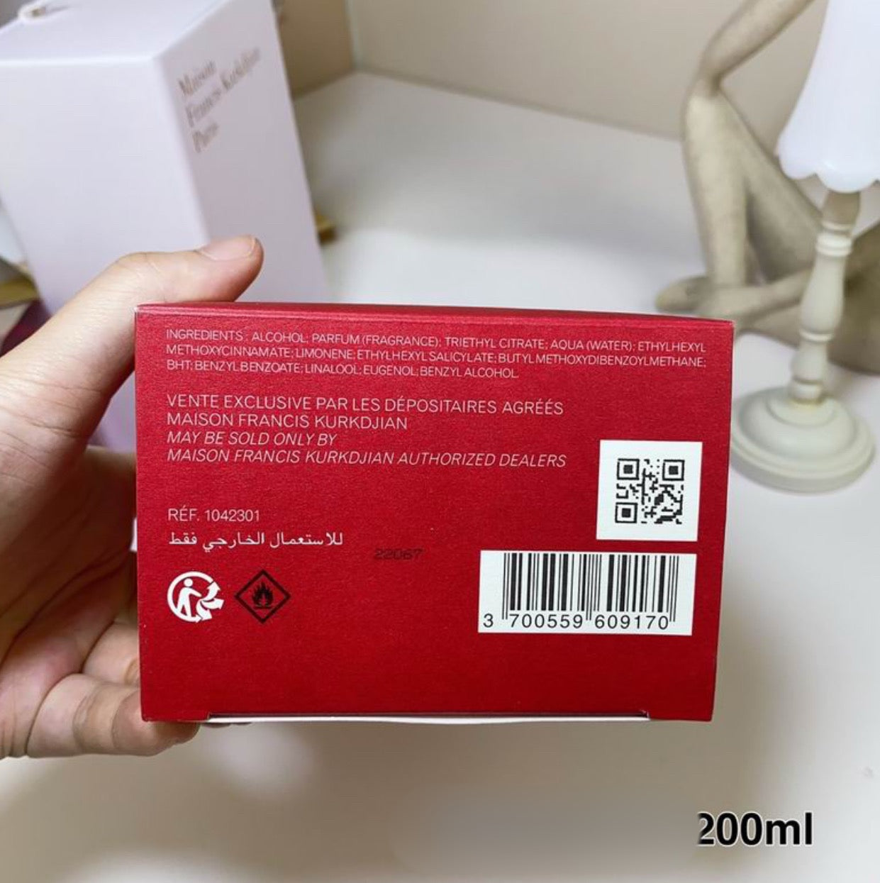 Authentic Maison Francis: Baccarat Rouge 540 EXTRAIT de parfum