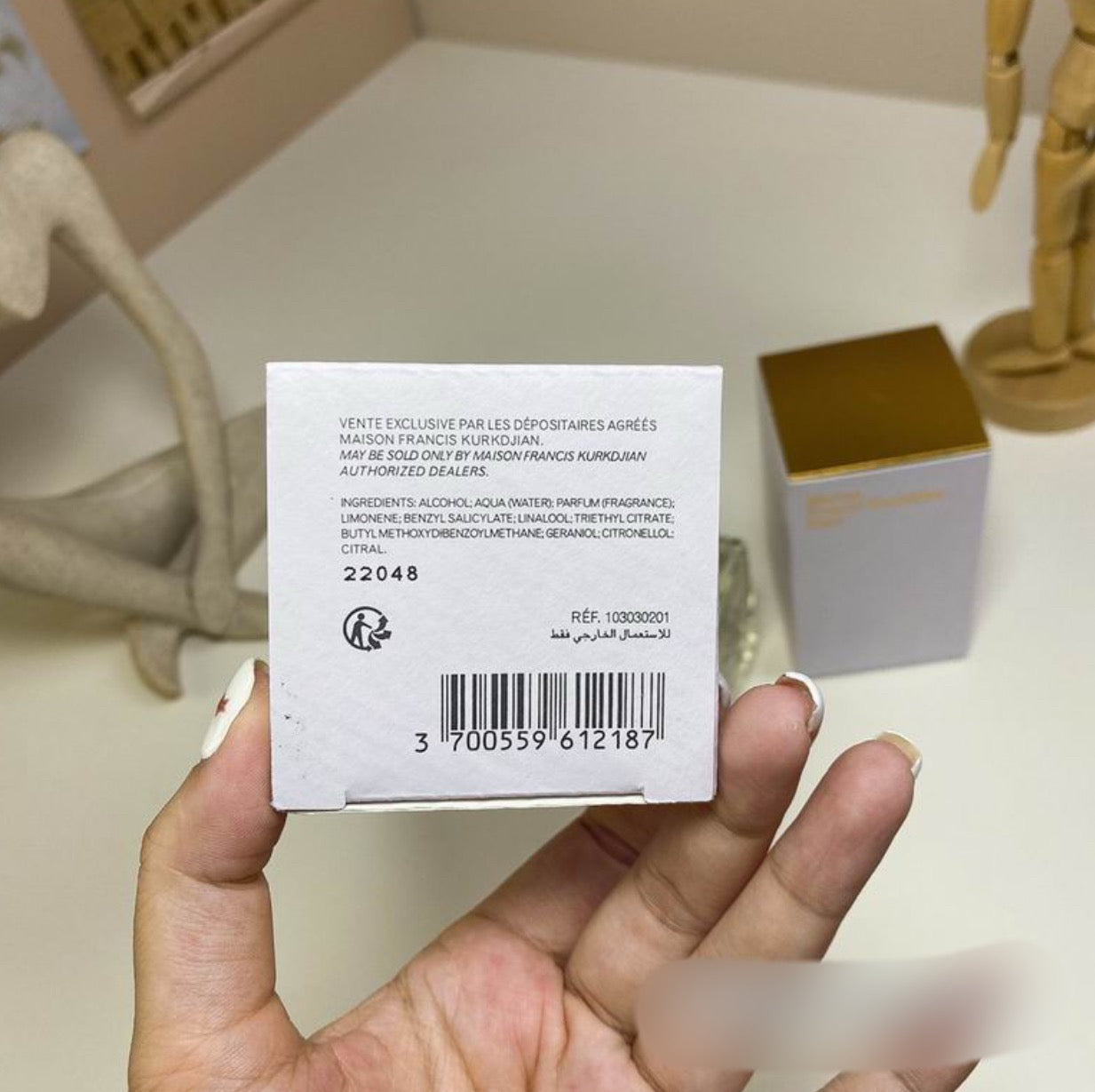 Authentic Maison Francis Aqua Universalis Eau de toilette