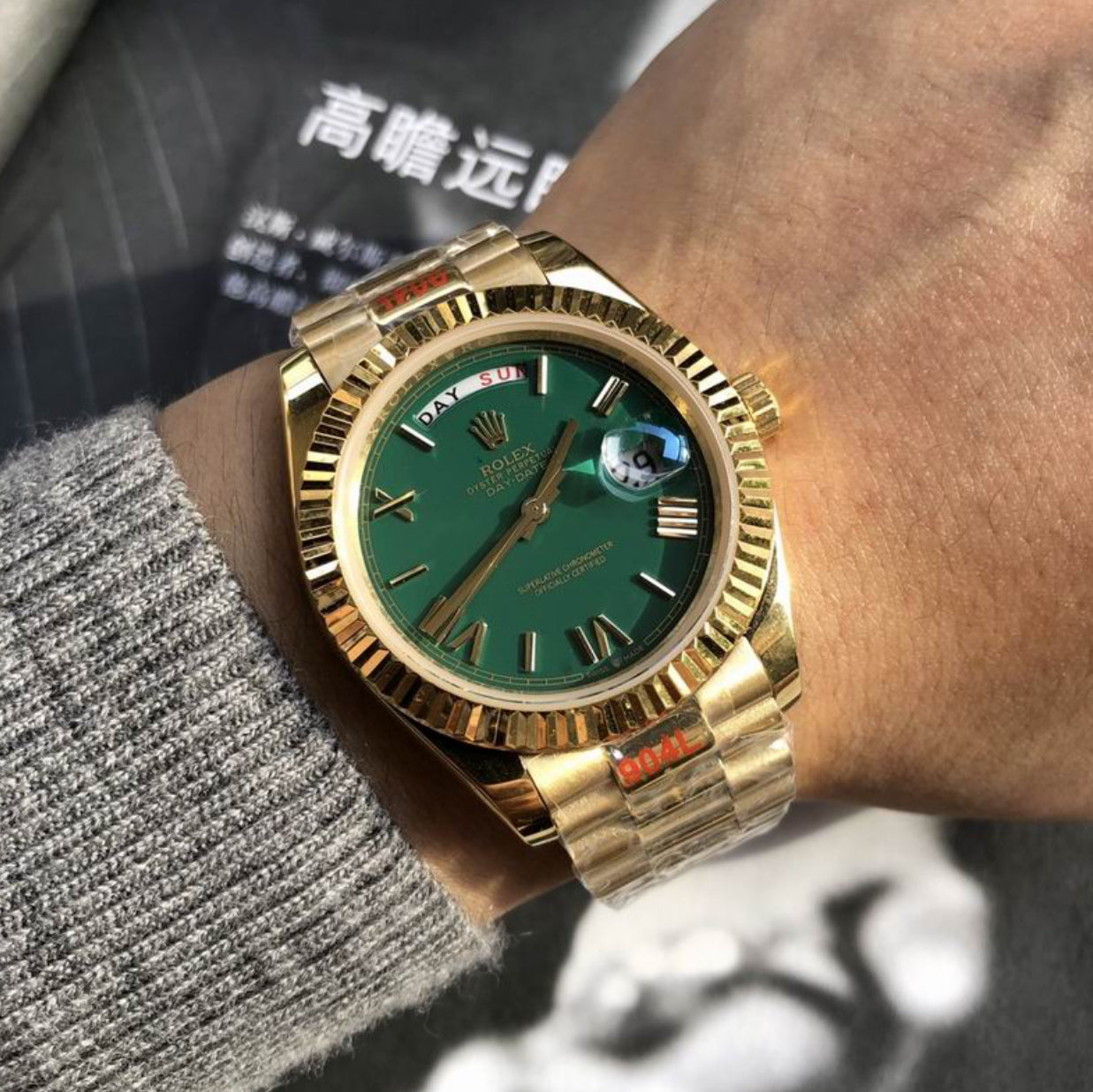 Authentic Rolex Oyster Perpetual Day-DATE
