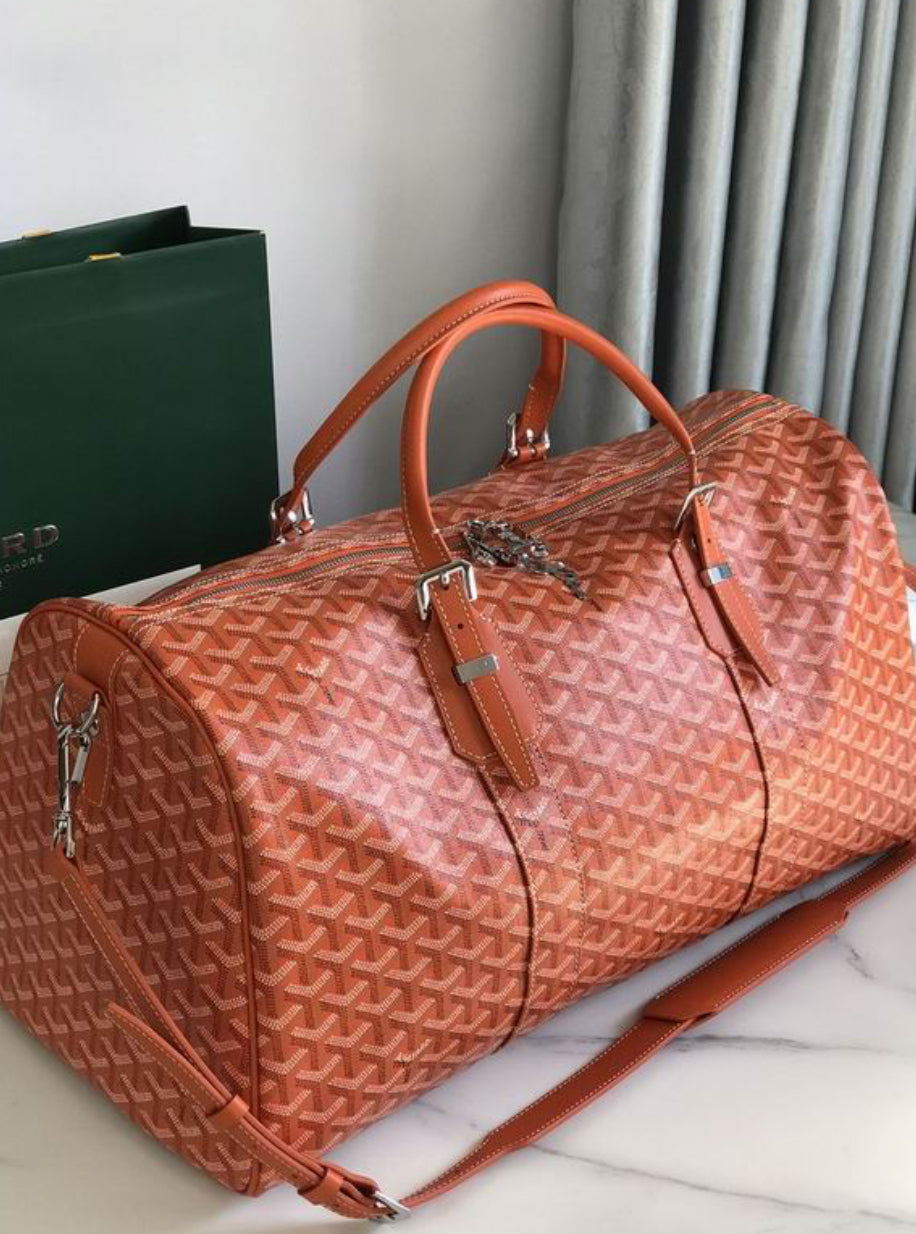 Authentic Goyard Boston 50 bag (Orange)
