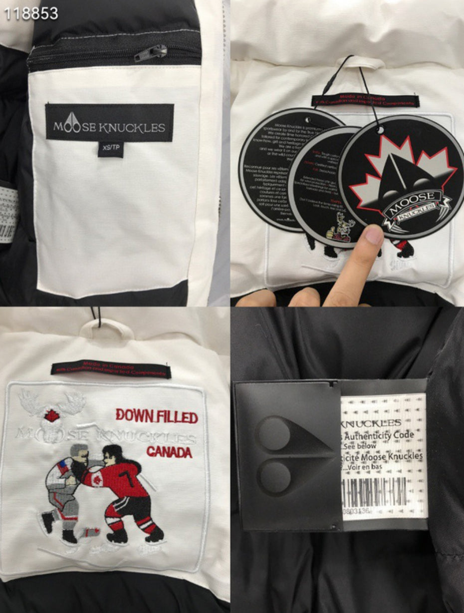 Moose Knuckles ORIGINAL DEBBIE SHEARLING TRIM BOMBER JACKET - StopDropShop