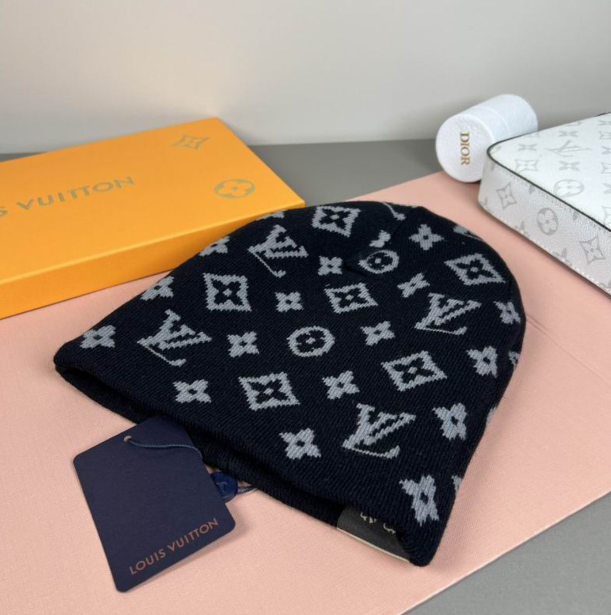 Reversible Fit Monogram Beanie