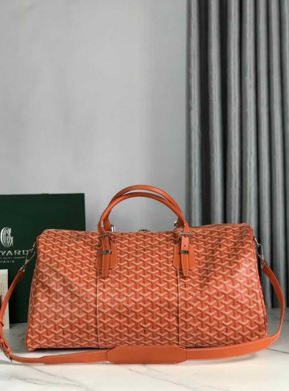 Authentic Goyard Boston 50 bag (Orange)
