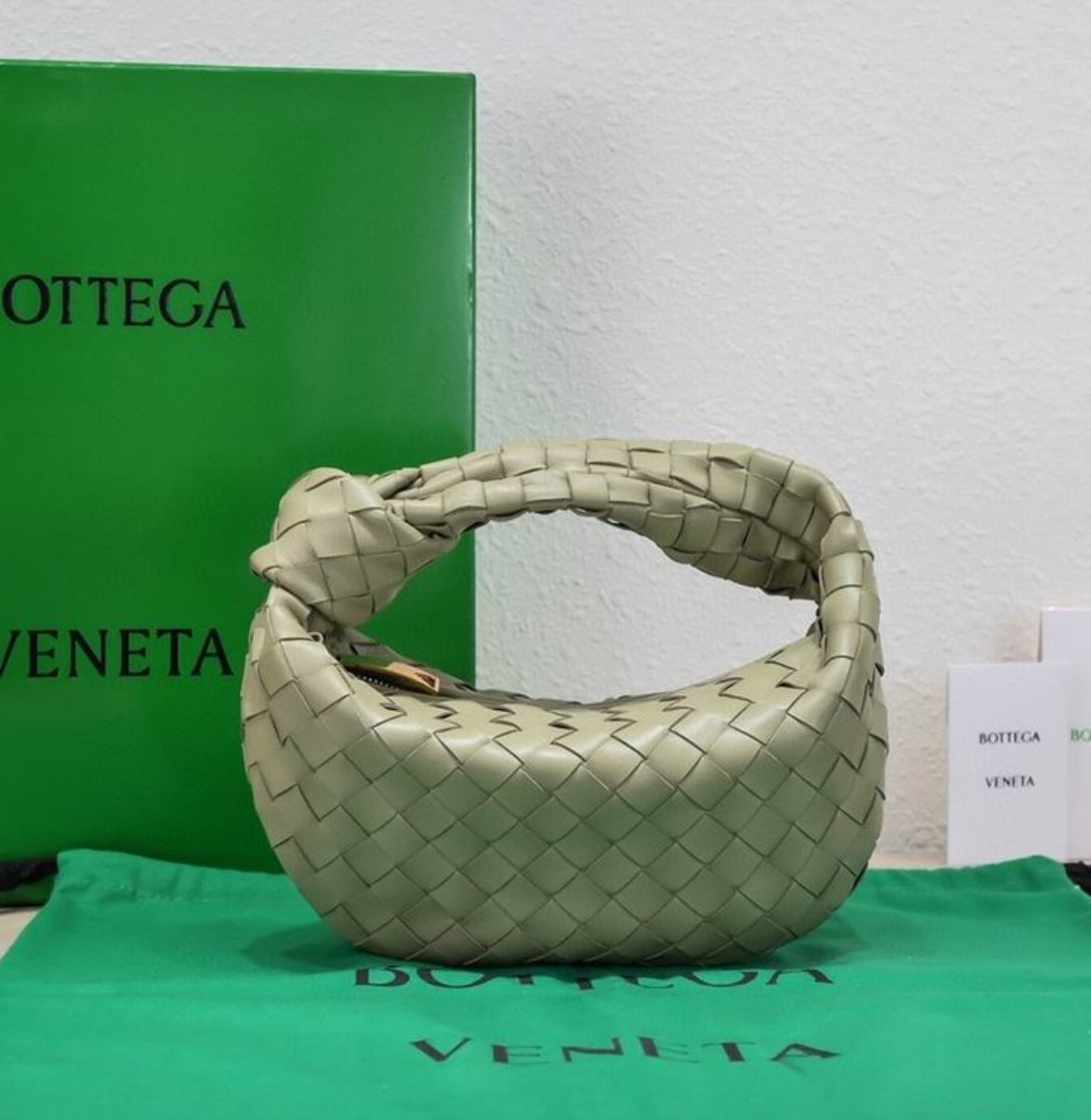 Authentic Bottega Veneta mini Jodie (Intrecciato leather)