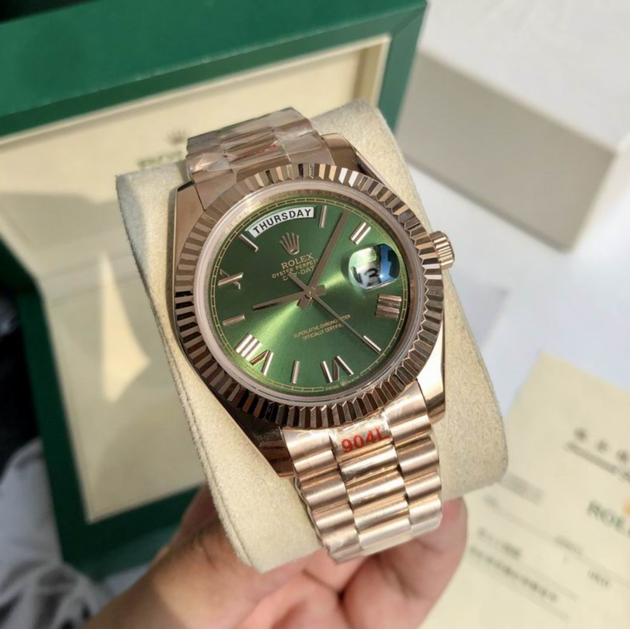 Authentic Rolex Oyster Perpetual Day-DATE
