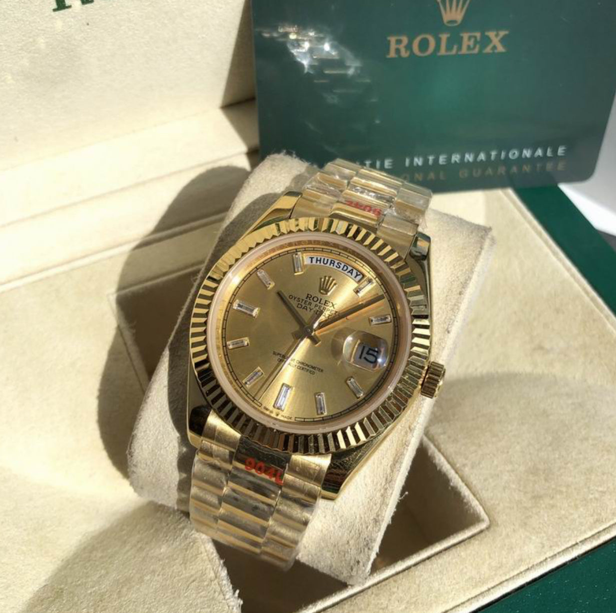 Authentic Rolex Oyster Perpetual Day-DATE