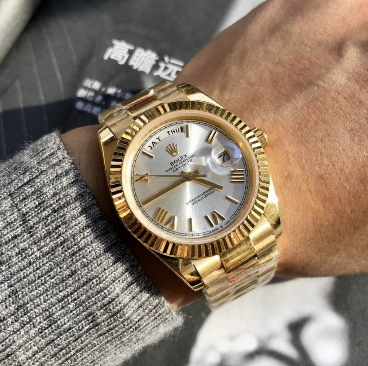 Authentic Rolex Oyster Perpetual Day-DATE