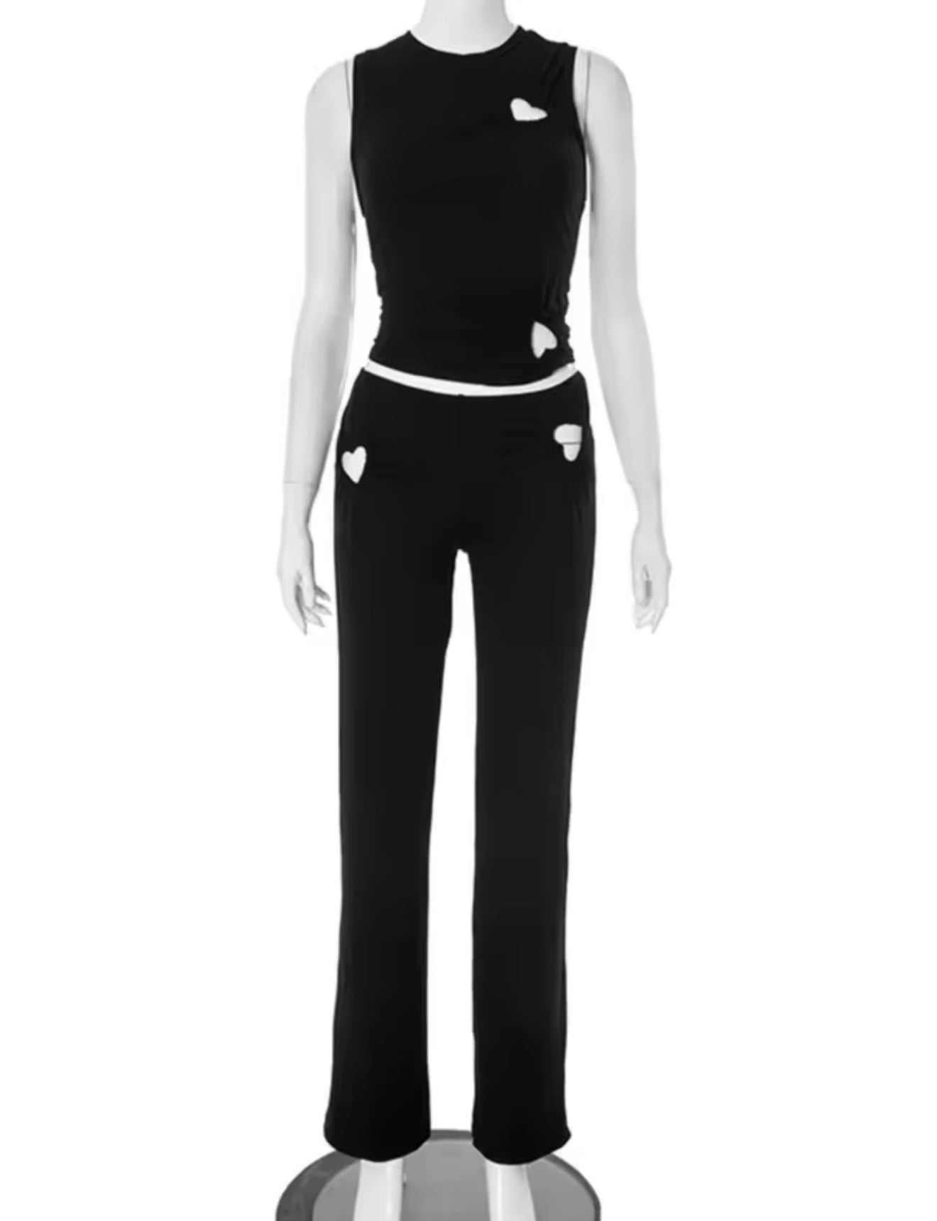 Sexy Hearted Leggings Set