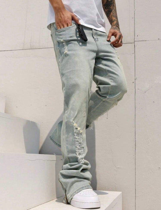 Royal Cargo Flare Pants