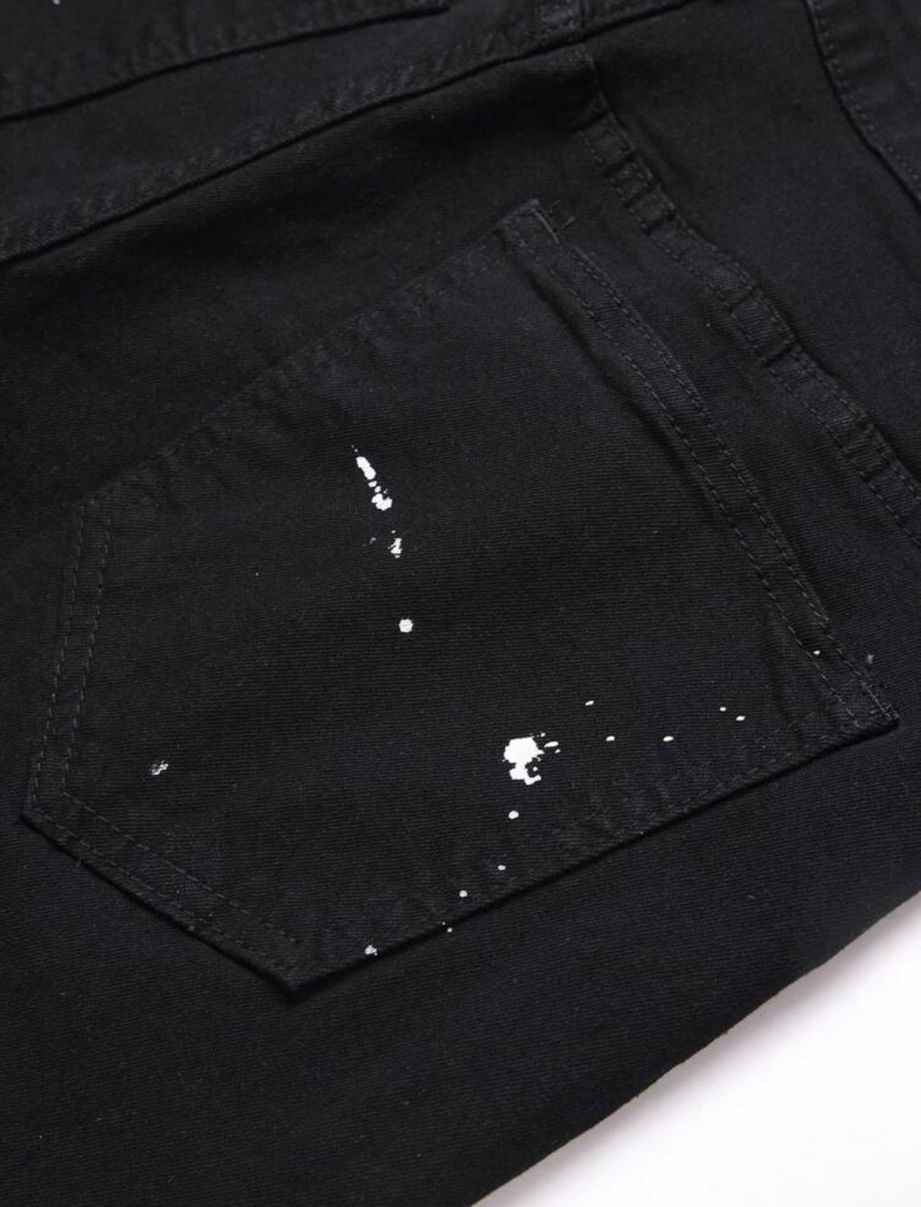 Patched Ripped Jeans