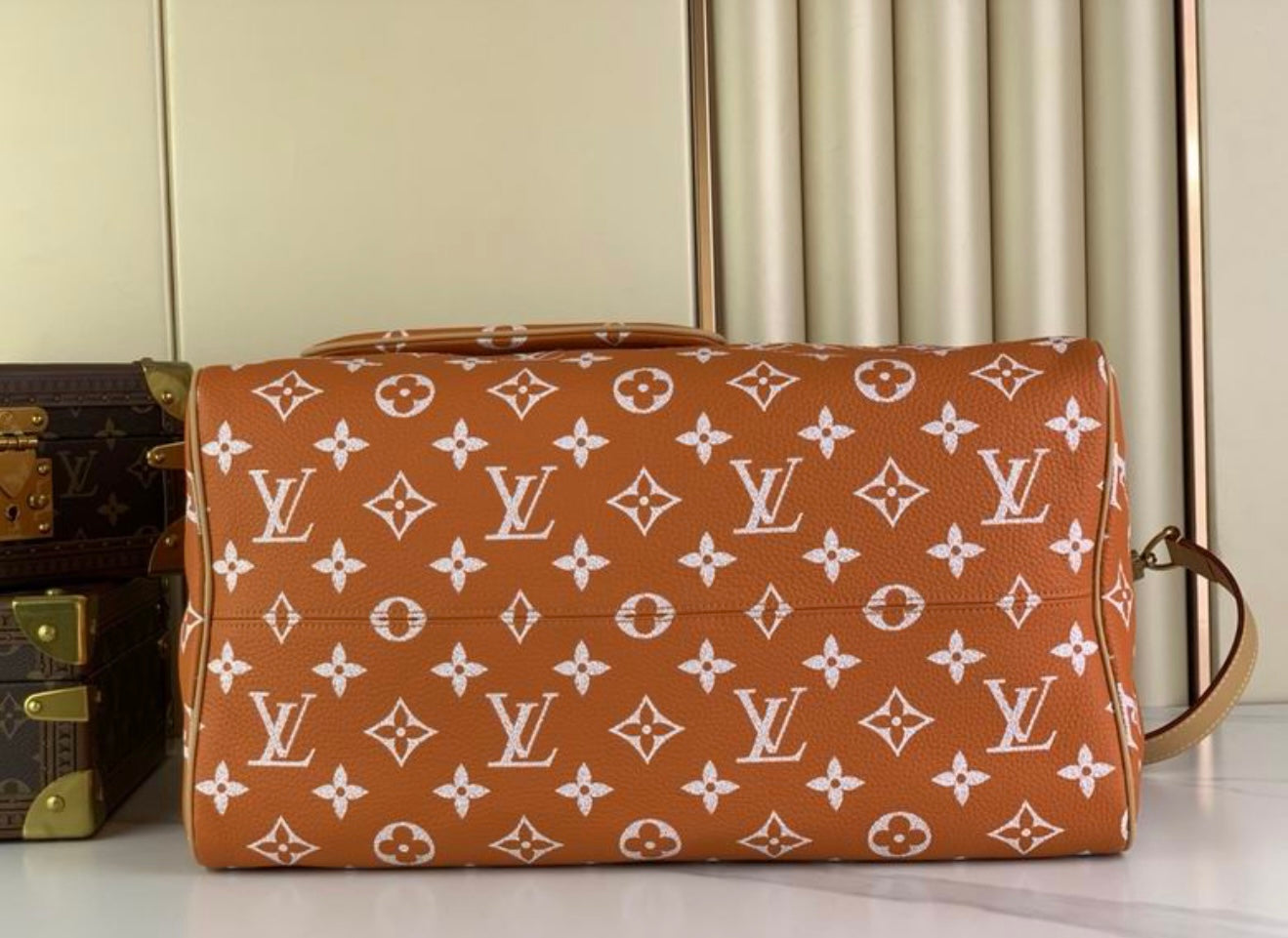 Authentic Louis Vuitton Speedy P9 Bandoulière 40 (Summer Peach)