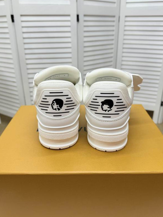 Authentic Louis Vuitton LV Trainer Sneaker (White)