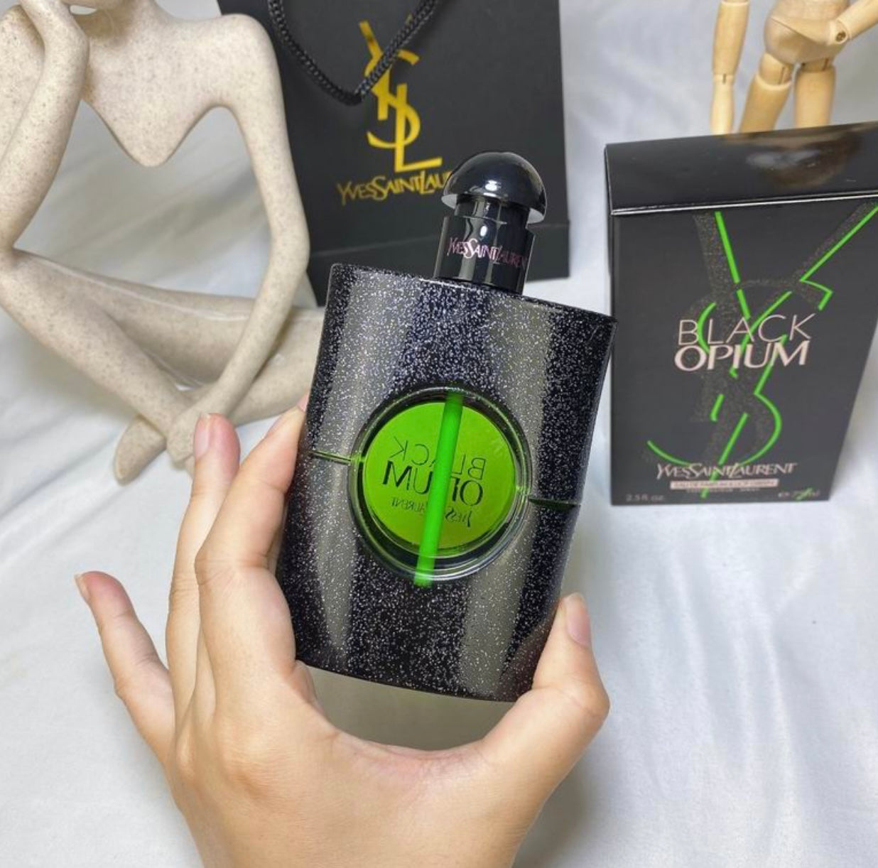 Authentic BLACK OPIUM EAU DE PARFUM Illicit Green