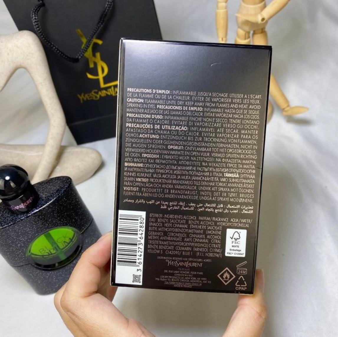 Authentic BLACK OPIUM EAU DE PARFUM Illicit Green