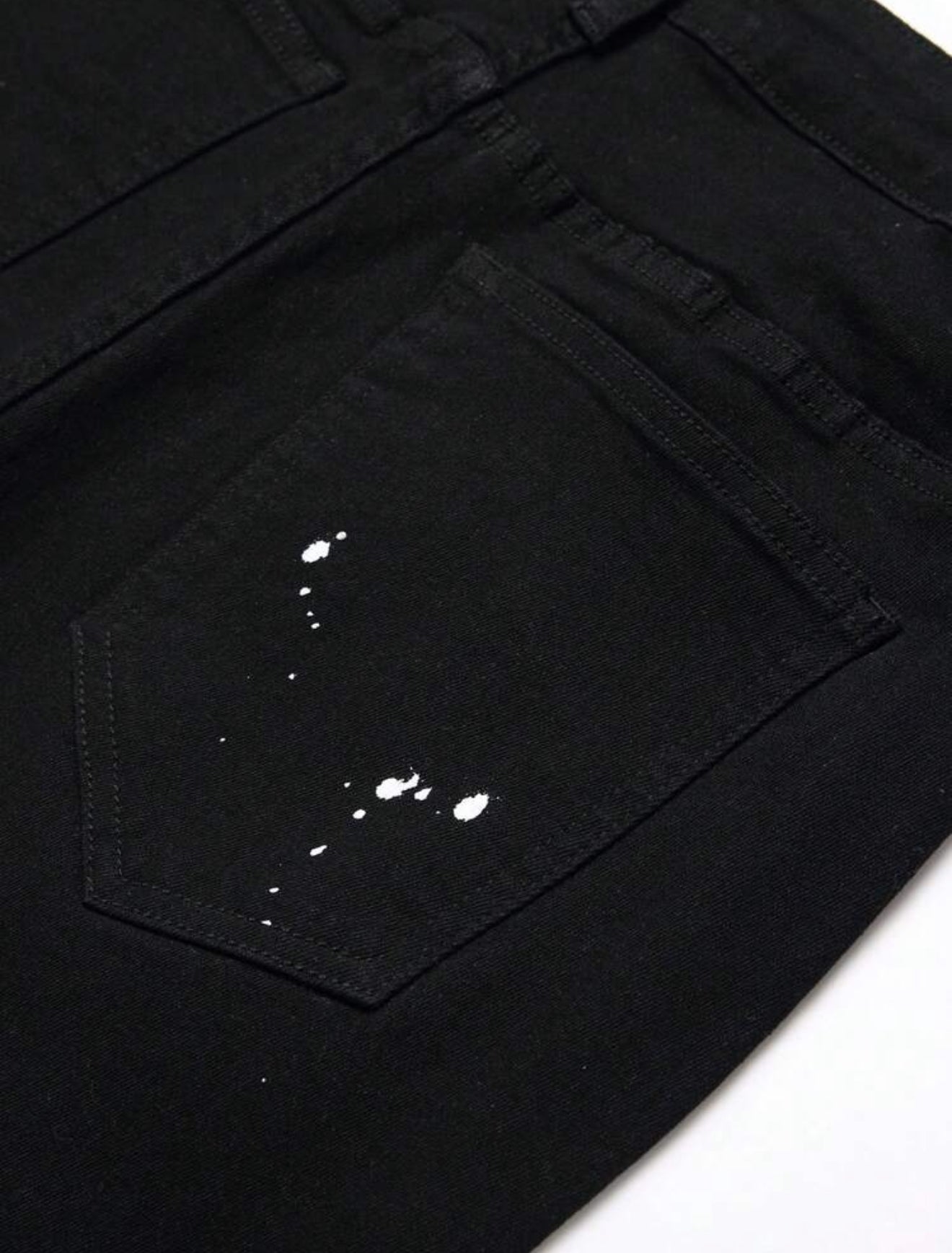 Patched Ripped Jeans
