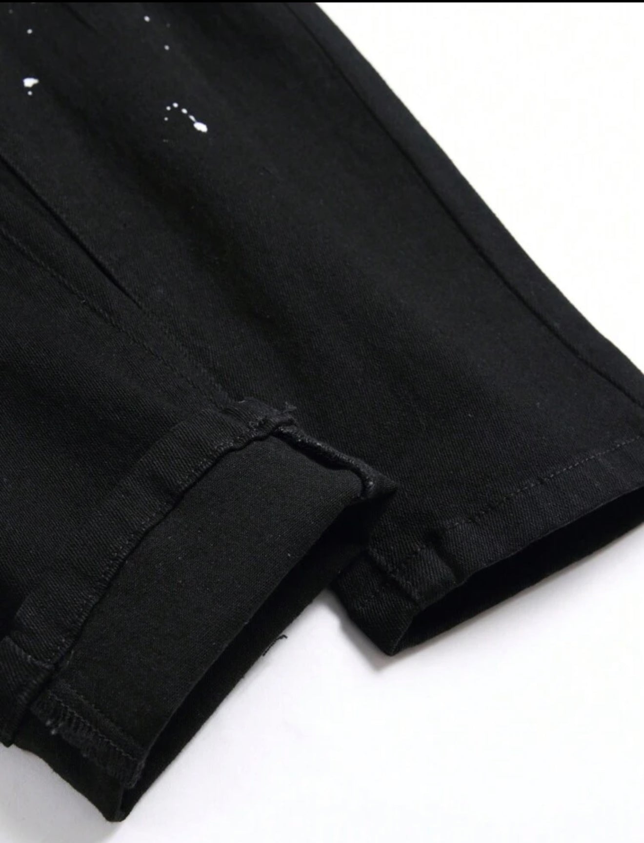 Patched Ripped Jeans