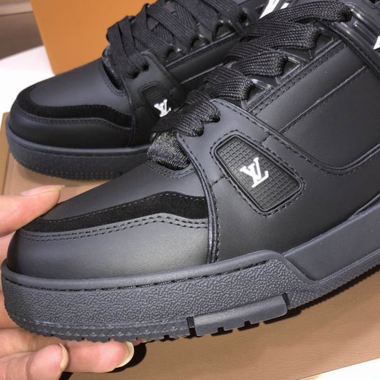 Authentic Louis Vuitton LV Trainer Sneaker (Black)