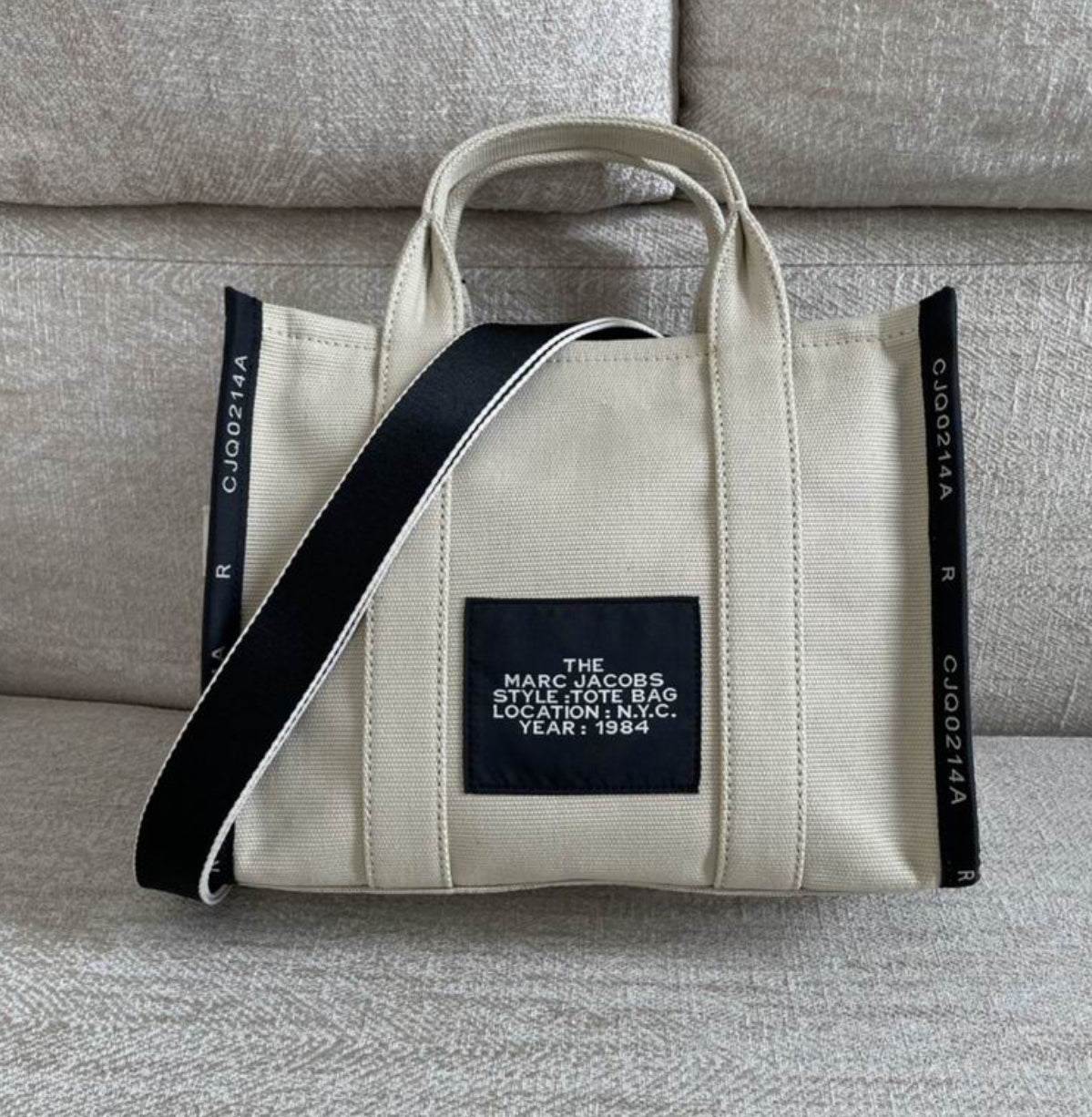 Authentic Marc Jacobs Jacquard Large Tote Bag