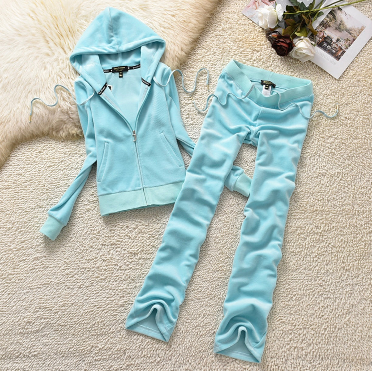 Authentic Juicy Couture OG Big Bling Velour Track suits