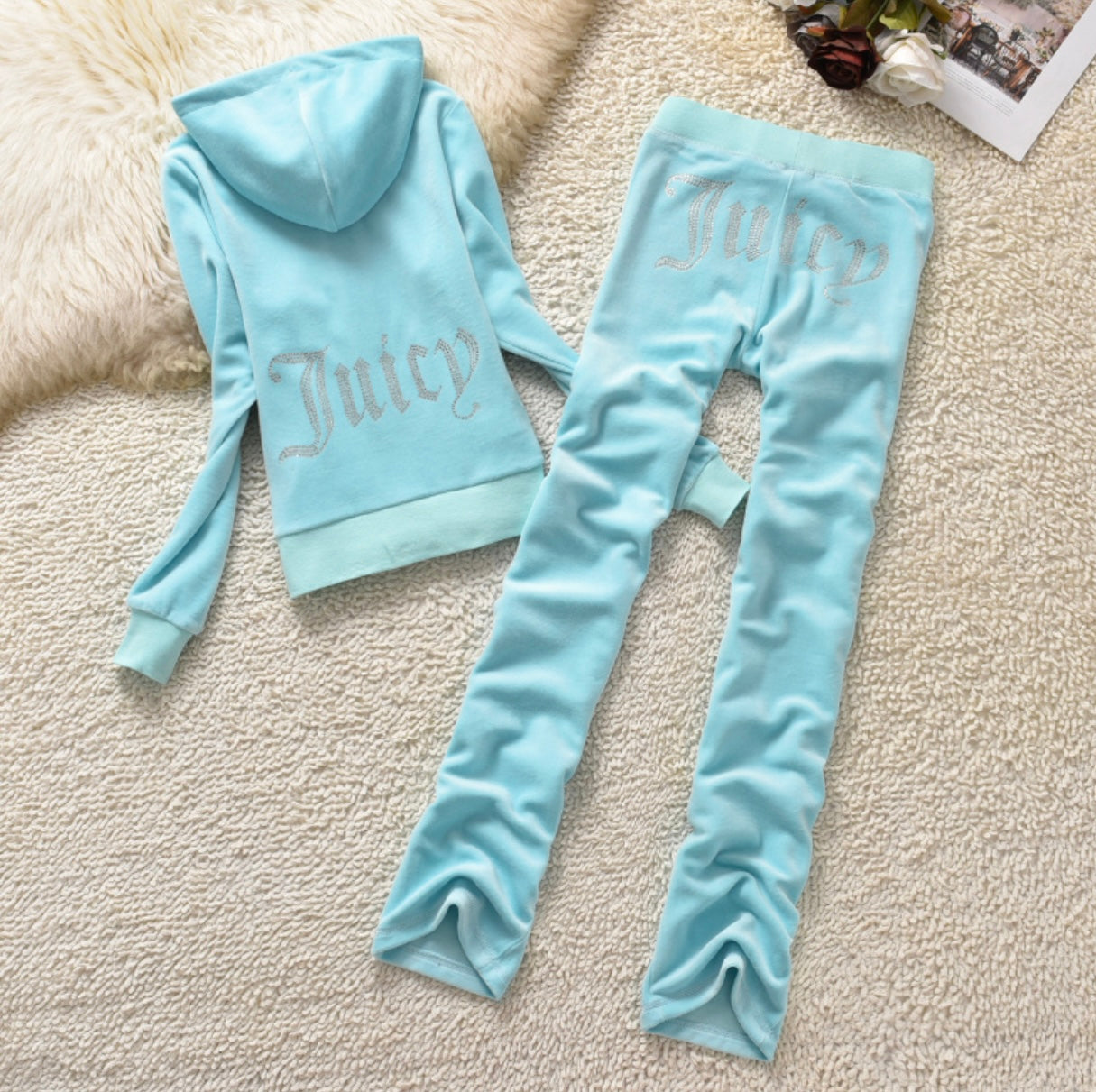 Authentic Juicy Couture OG Big Bling Velour Track suits
