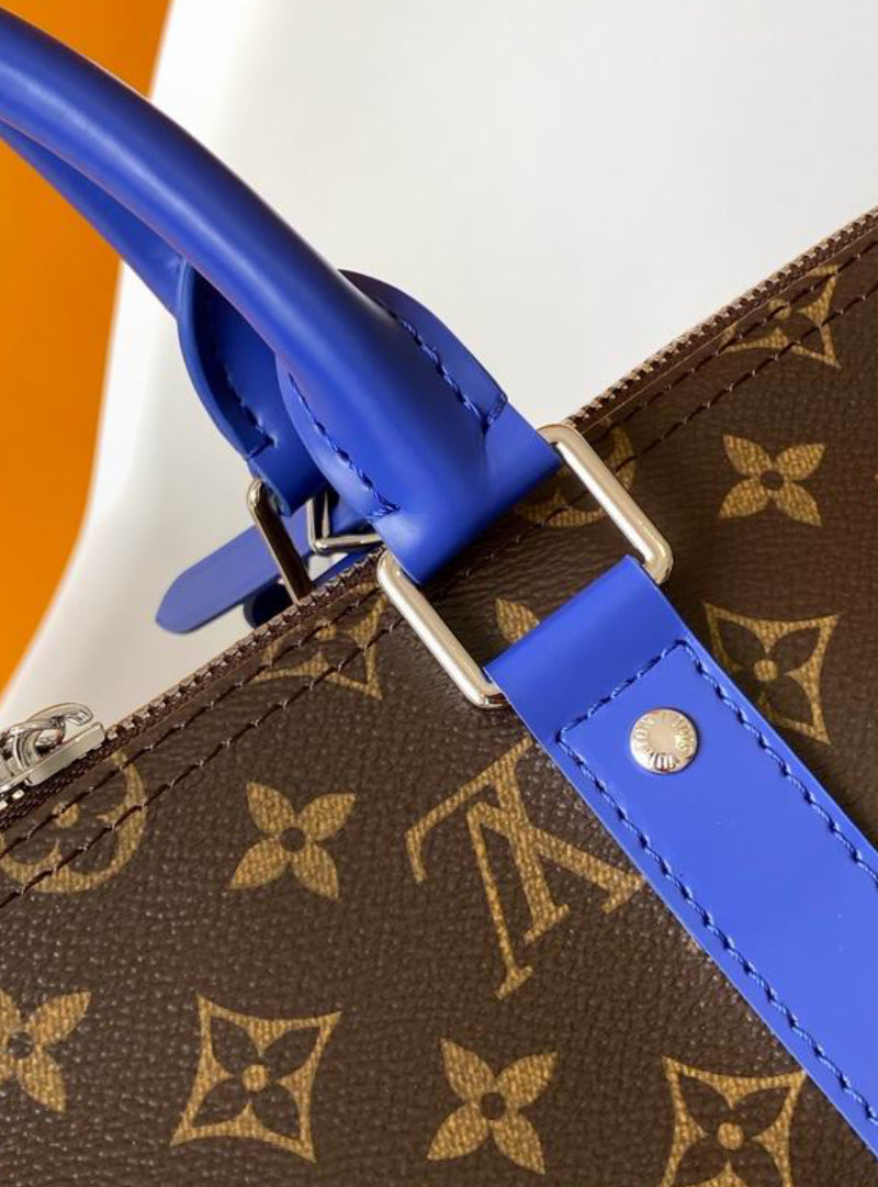 Authentic Louis Vuitton Keepall Bandoulière 50 (Blue)