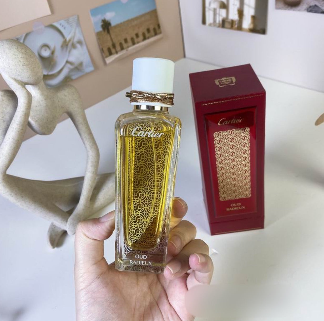 Authentic Cartier Les Heures Voyageuses Oud Radieux