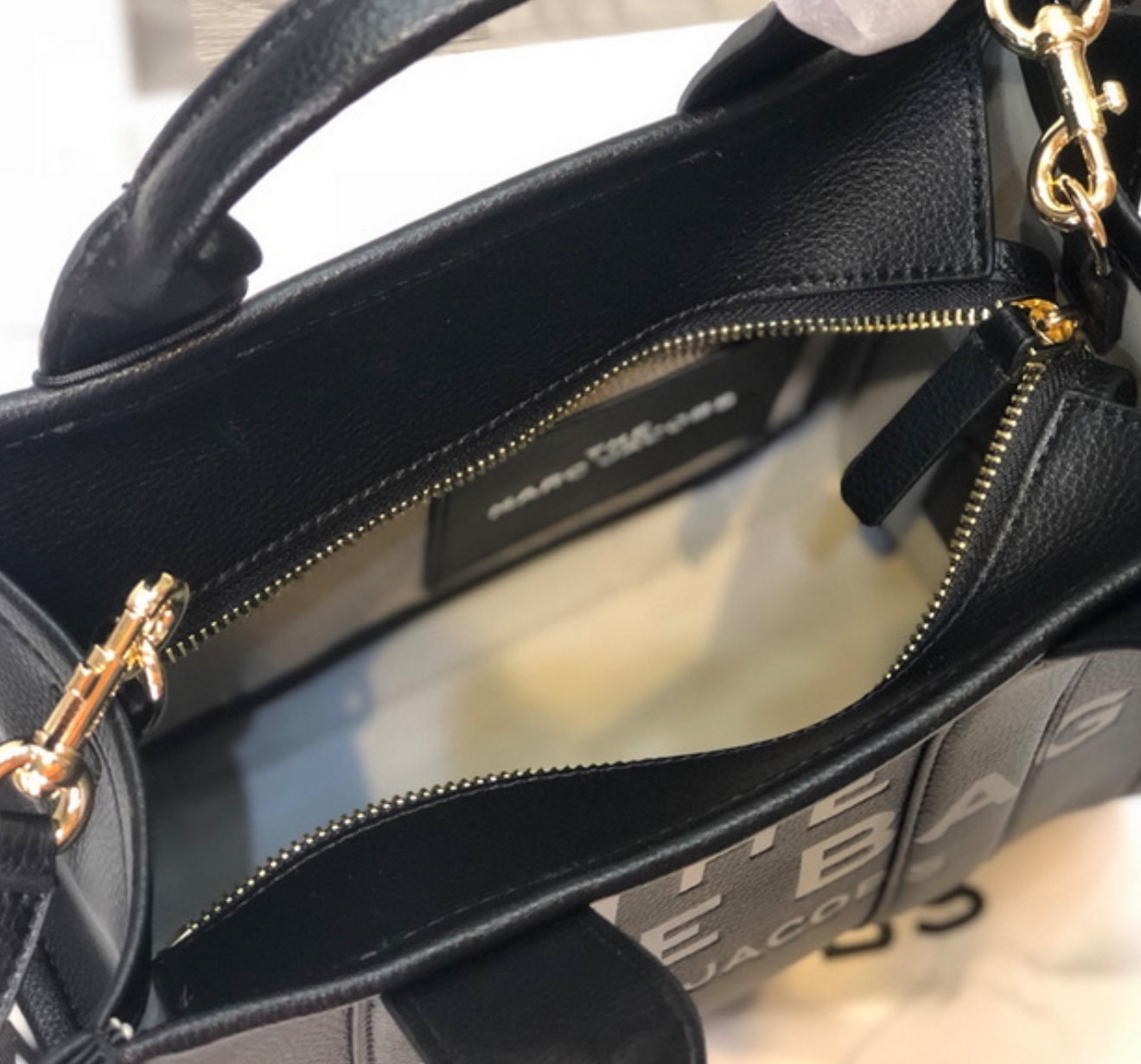 Authentic Marc Jacobs Leather Small Tote Bag