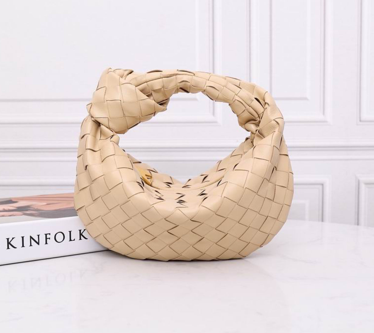Authentic Bottega Veneta mini Jodie (Intrecciato leather)