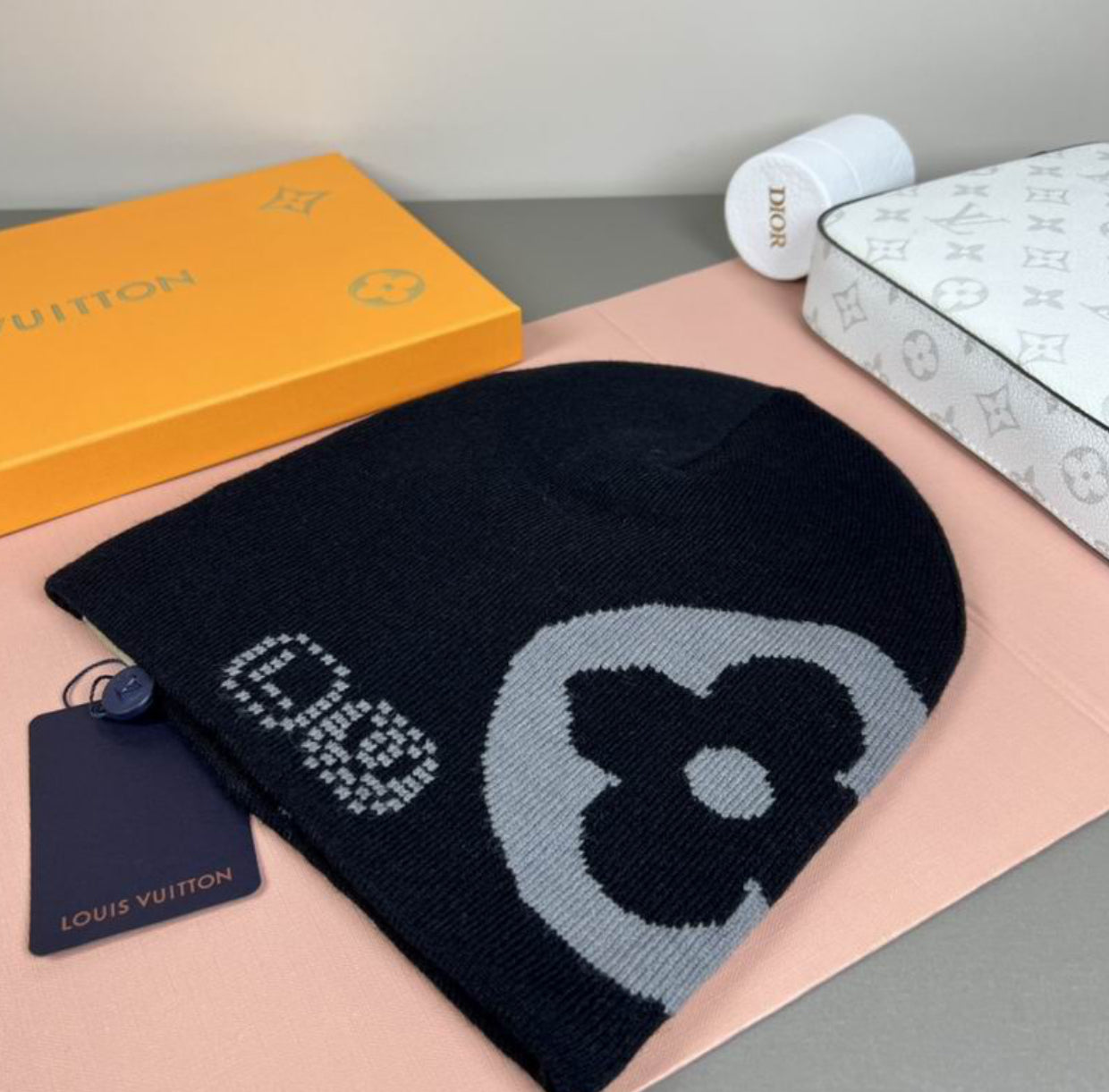 Reversible Fit Monogram Beanie