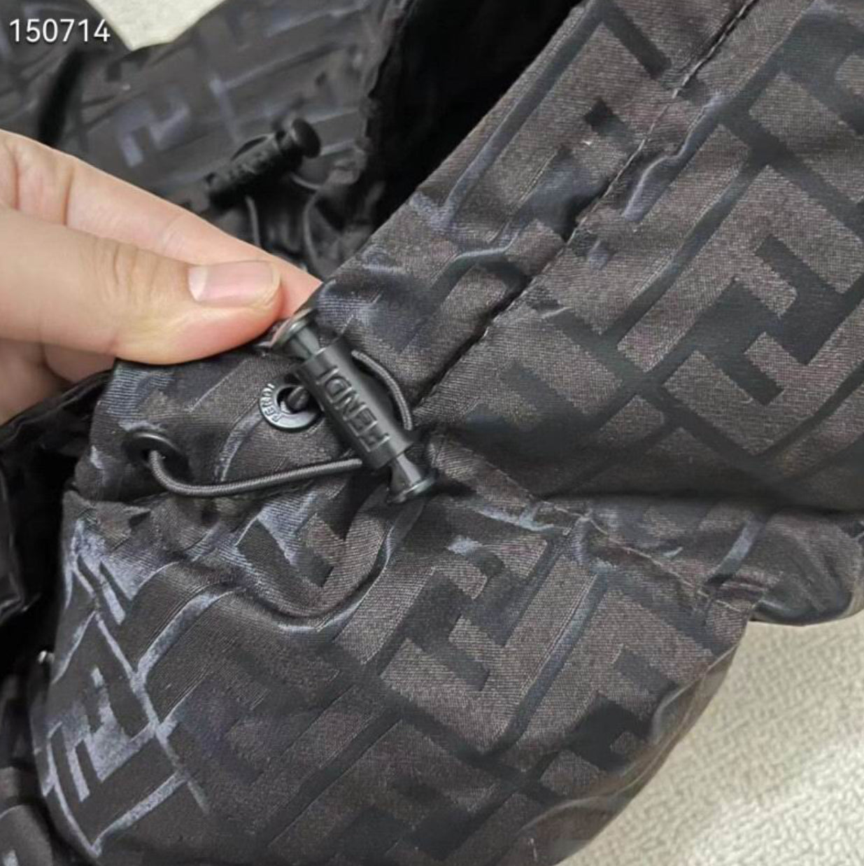 Authentic Fendi FF Nylon Down Jacket