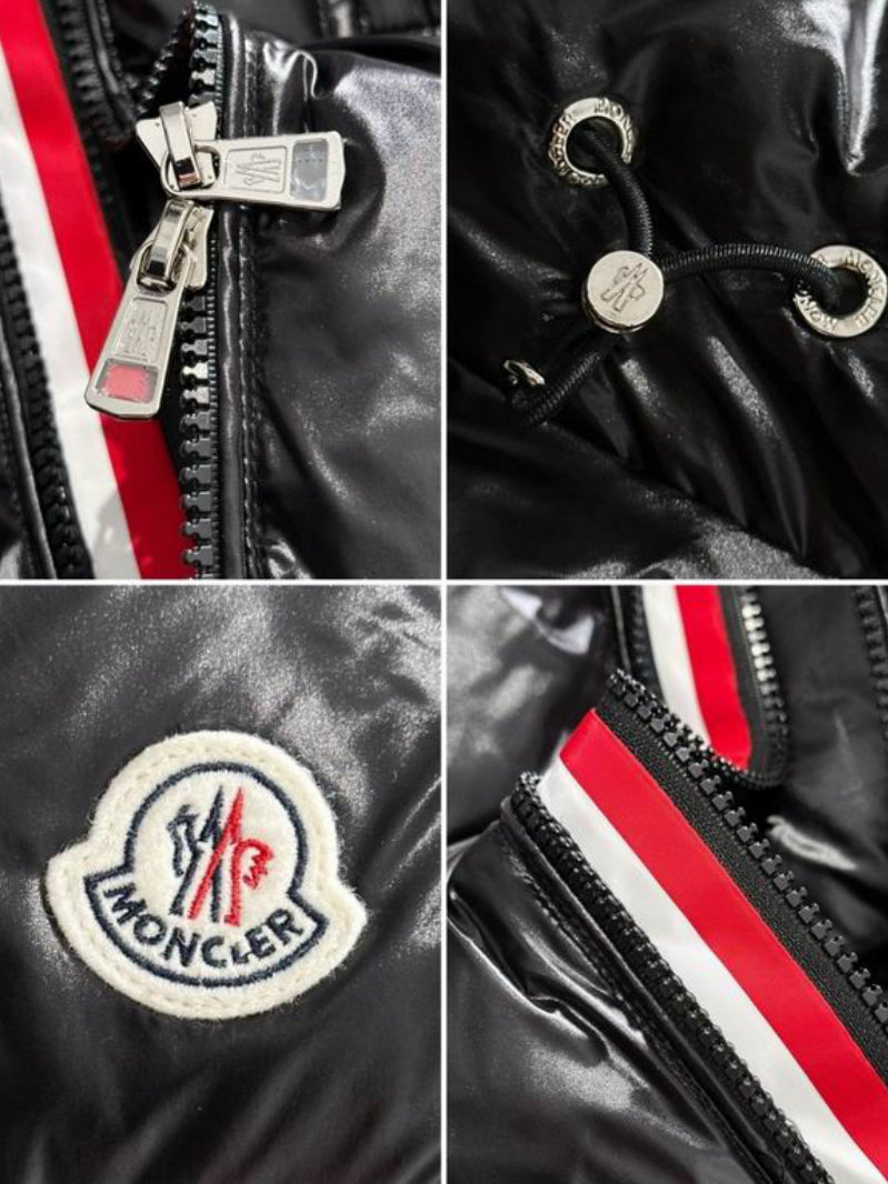 Authentic Moncler Montbeliard Hooded Short Down Jacket