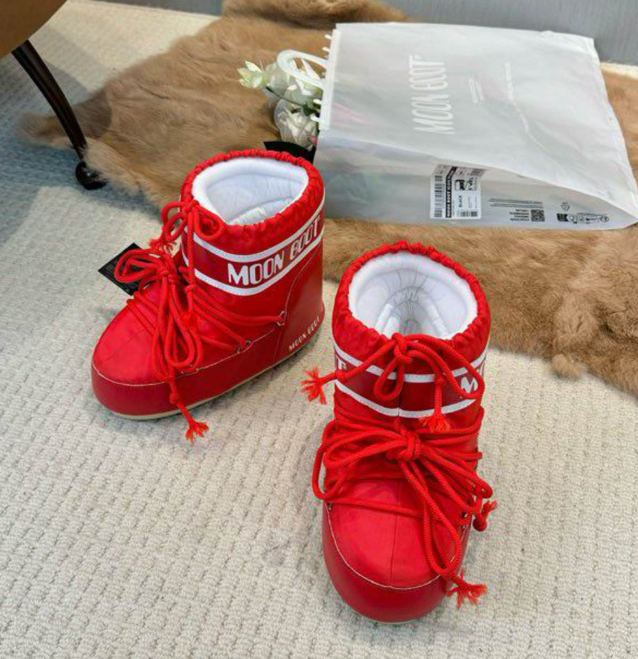Authentic MOON BOOT - ICON LOW NYLON BOOTS