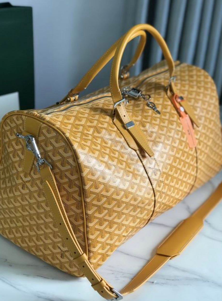 Authentic Goyard Boston 50 bag (Yellow)