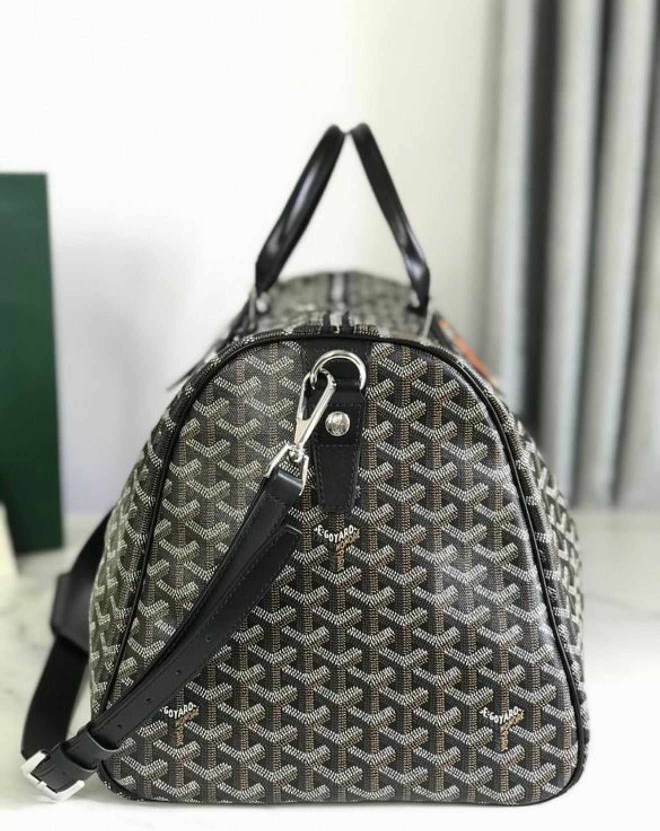 Authentic Goyard Boston 50 bag (Black)