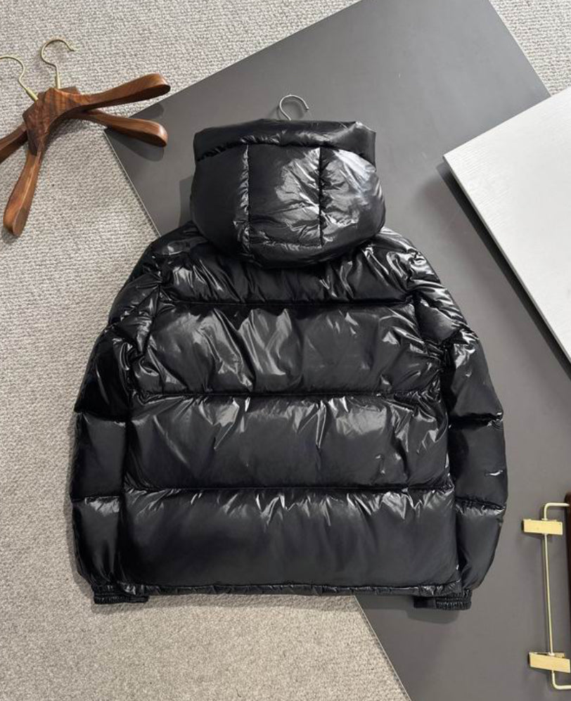 Authentic Moncler Montbeliard Hooded Short Down Jacket
