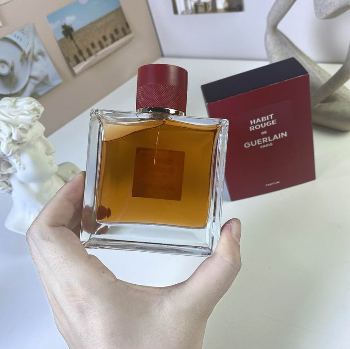 Authentic Guerlain : HABIT ROUGE DE GUERLAIN PARIS
PARFUM