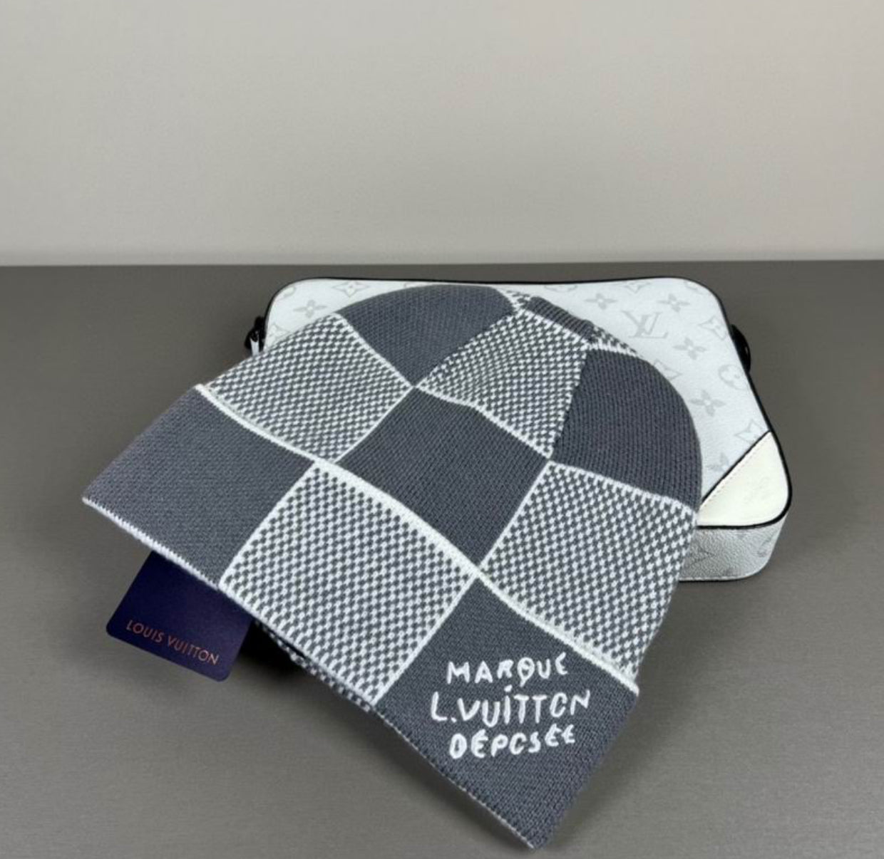 Authentic Louis Vuitton - Damier Heritage Beanie